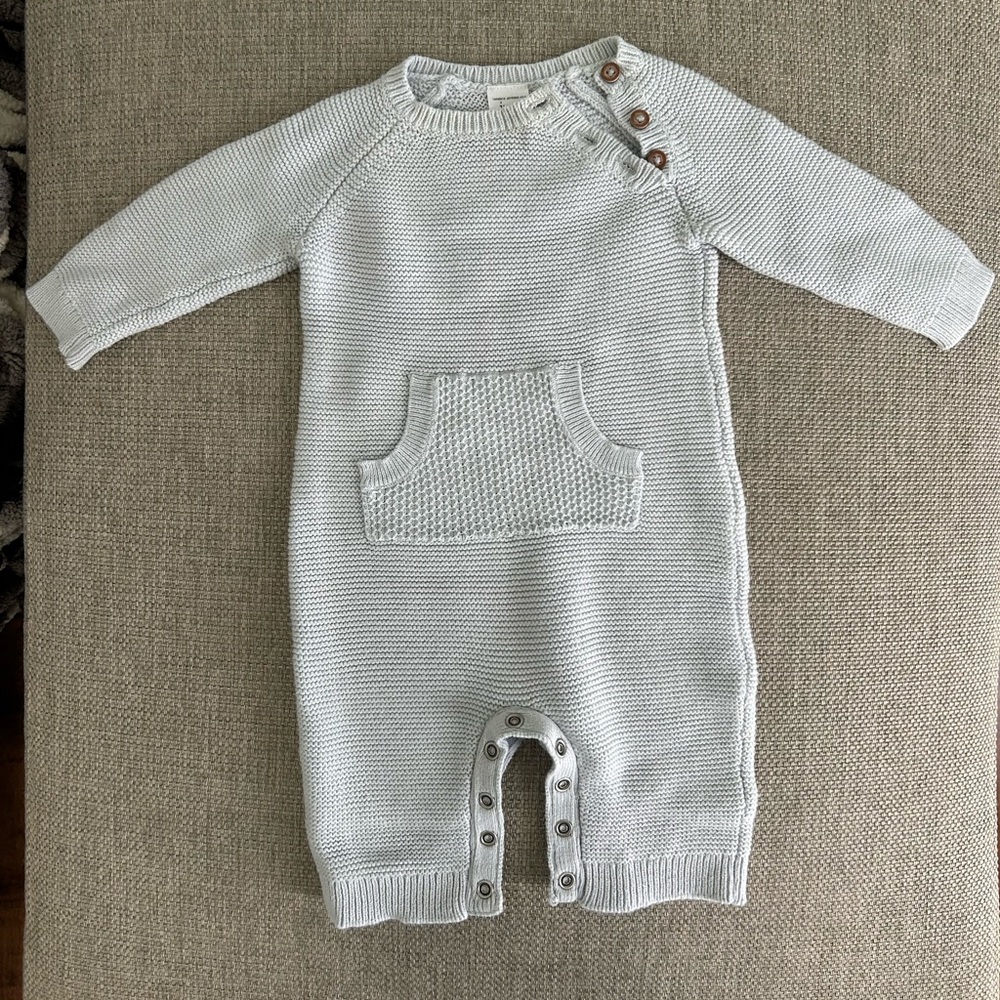 Carters knit baby onesie.